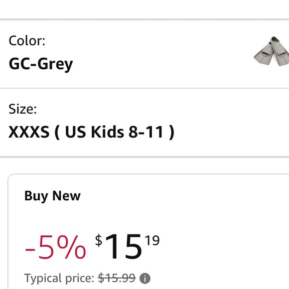 NWOT Silicone Flippers - Picture 3 of 9